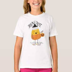 T-shirt Trick ou traiter Candy Corn Halloween Crew Chemise