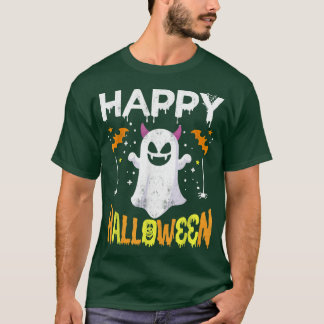T-shirt Trick Ou Traiter Halloween Chemise Fantôme Citroui