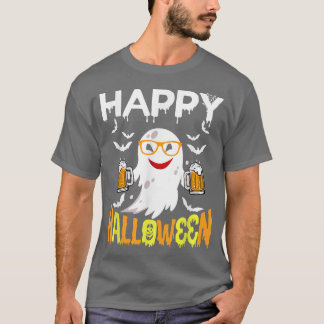 T-shirt Trick Ou Traiter Halloween Chemise Fantôme Citroui