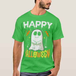 T-shirt Trick Ou Traiter Halloween Chemise Fantôme Citroui