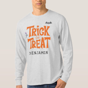 T-shirt Trick ou traiter Halloween Costume de jumelage de