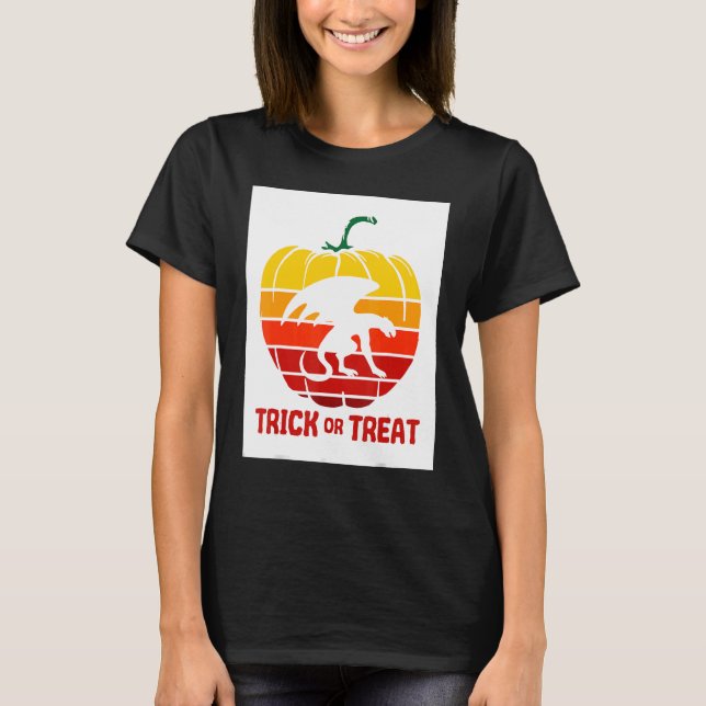 T-shirt Trick Ou Traiter Jack-o'-lantern Halloween Costume (Devant)