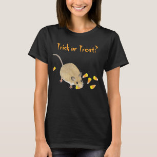 T-shirt Trick ou traiter la souris avec bonbon Corns T-shi