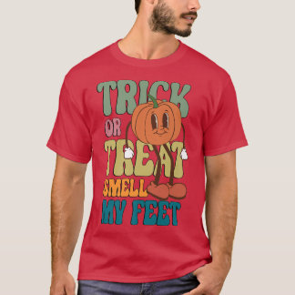 T-shirt Trick ou traiter l'odeur Mes pieds Funny Halloween