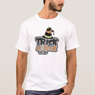 T-shirt Trick Ou Traiter Sorcière Casquette Halloween