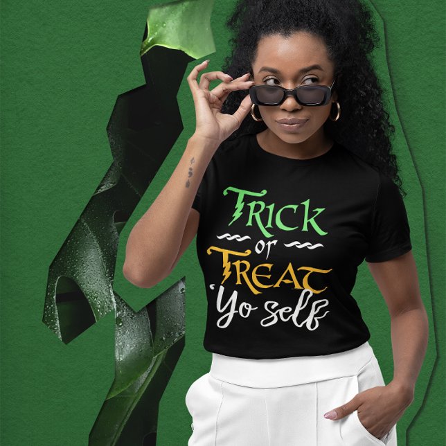 T-shirt Trick ou traiter 'Yo Self Funny Femmes's Halloween (Créateur téléchargé)