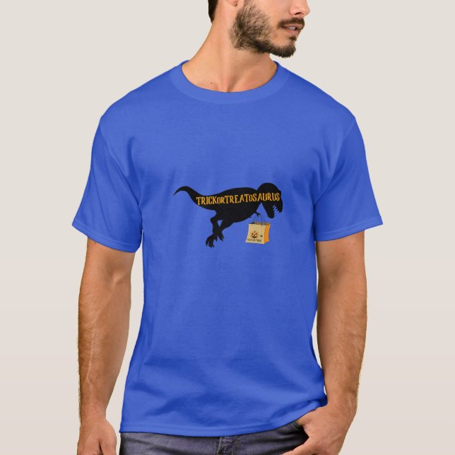 T-shirt Trick Ou Traitosaurus Halloween Dinosaure Silencie (Devant)