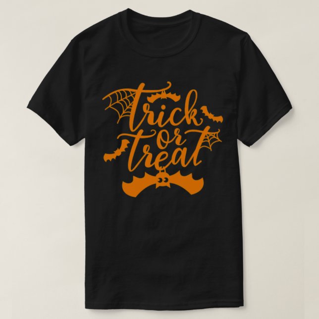 T-shirt Trick ou Treat Halloween (Design devant)