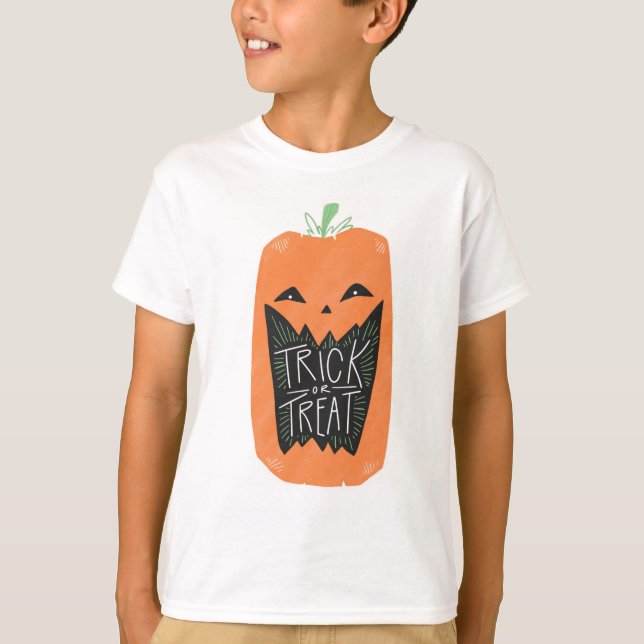 T-shirt Trick ou Treat Jack-O-Lantern (Devant)