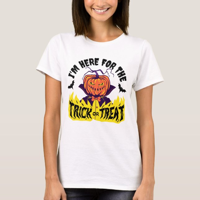 T-shirt Trick Ou Trick Halloween (Devant)