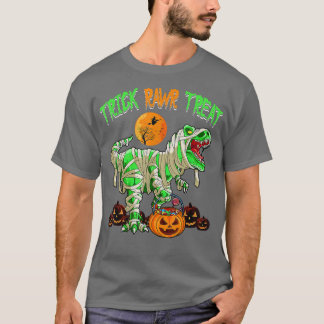 T-shirt Trick Rawr Treat Halloween Dinosaur Tre Boys Toddl