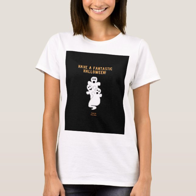 T-shirt Trickster Ghosts Femme White Basic T Shirt (Devant)