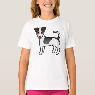 T-shirt Tricolor Smooth Coat Jack Russell Terrier Chien