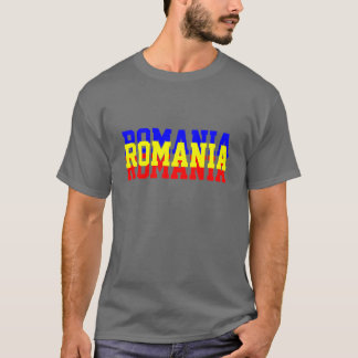 T-shirt tricolore de la Roumanie