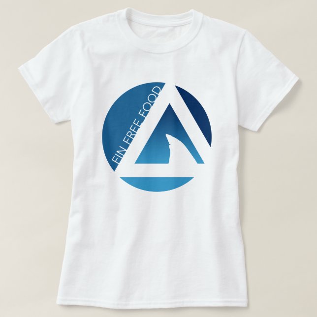 T-shirt tricornes alimentaires sans fin (Design devant)