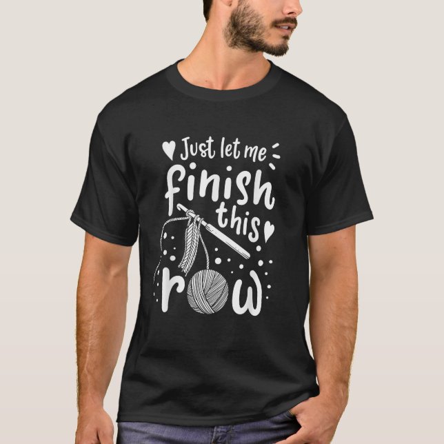 T-shirt Tricot Crochet Fil Drôle (Devant)