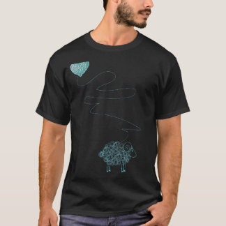 T-shirt Tricot Crochet Knitter Quilting Je compte Sh