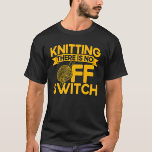 T-shirt Tricot De Knitter De tricot Il N'Y A Pas De Commut