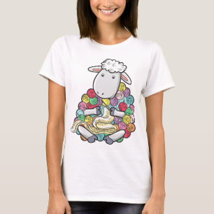 T-shirt Tricot Sheep Fer Bergers Laine d'élevage