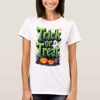 T-shirt Tricoter ou traiter un script moderne femmes Hallo