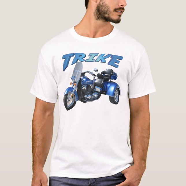 T-shirt Tricycle bleu (Devant)