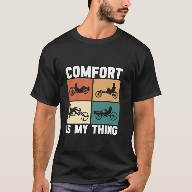 T-shirt Tricycle couché cyclisme Vélo couché (Devant)
