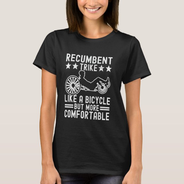 T-shirt Tricycle couché cyclisme Vélo couché  1 (Devant)