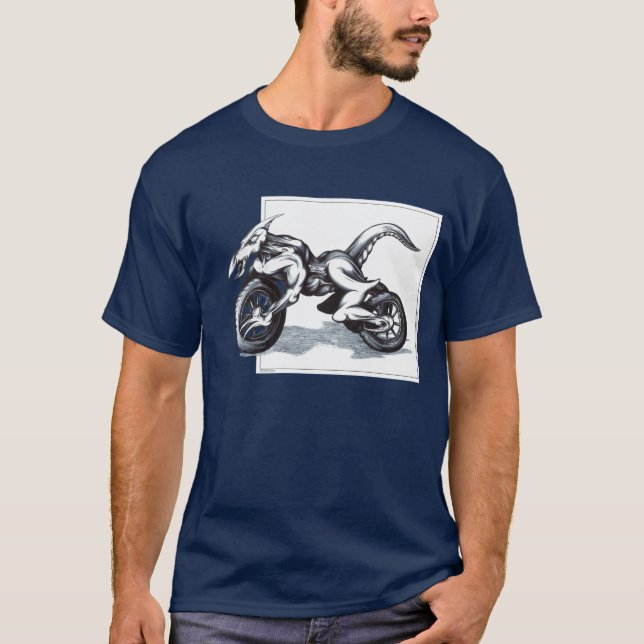 T-shirt Tricycle draconien biomécanique (Devant)