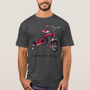 T-shirt Tricycle rouge