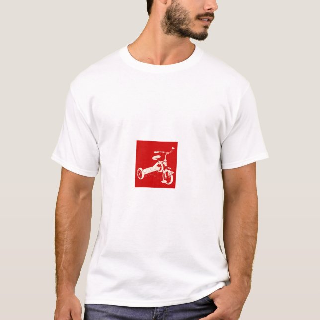 T-shirt Tricycle rouge (Devant)