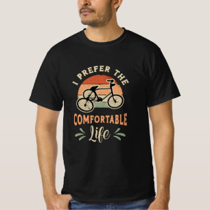 T-shirt Tricycle Triker Je Préfère Le Confortable Vintage