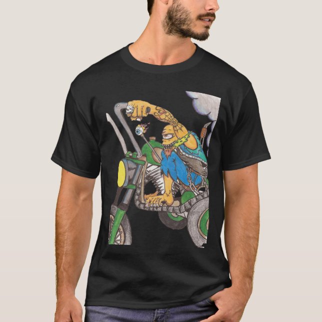T-shirt tricycle wizardy de type (Devant)