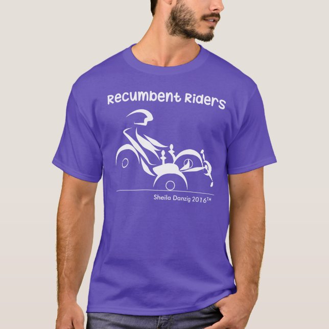 T-shirt Tricycles couchés de cavaliers (Devant)