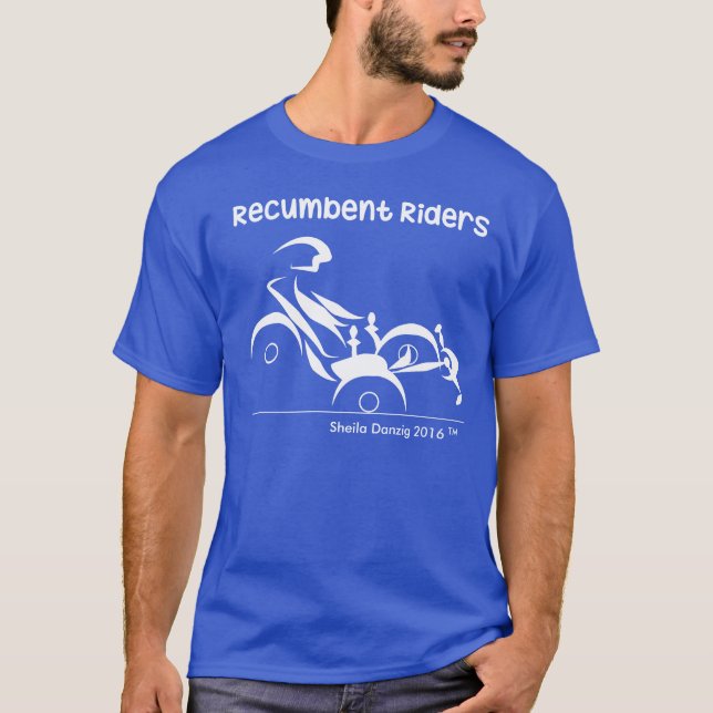 T-shirt Tricycles couchés de cavaliers (Devant)