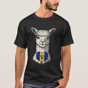 T-shirt Trident Barbados Alpaca Bajan Roots Bajan Pride He