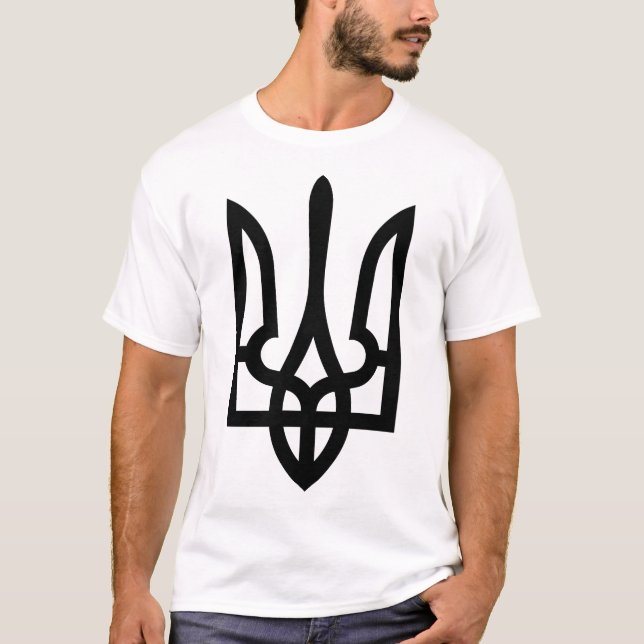 T-shirt Trident ukrainien tryzub (tryzub) (Devant)