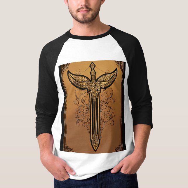 T-shirt Trident une conception (Devant)