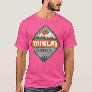 T-shirt Triglav Slovénie Alpes slovènes Randonnée Vintage 