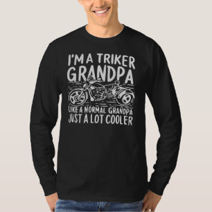 T-shirt Triker GrandPa Comme Un Grand-Pa Régulier Mais Gla