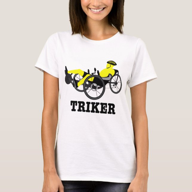 T-shirt Triker Recbent Bike Trike (Devant)
