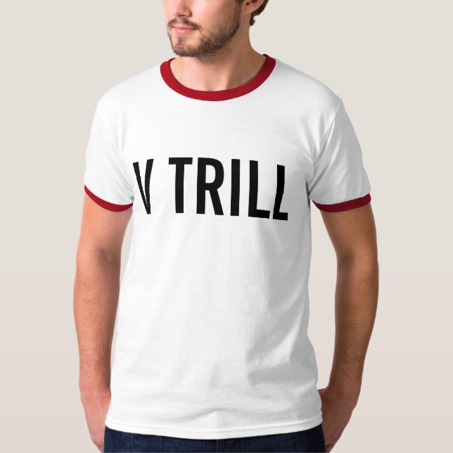 T-shirt trille v (Devant)