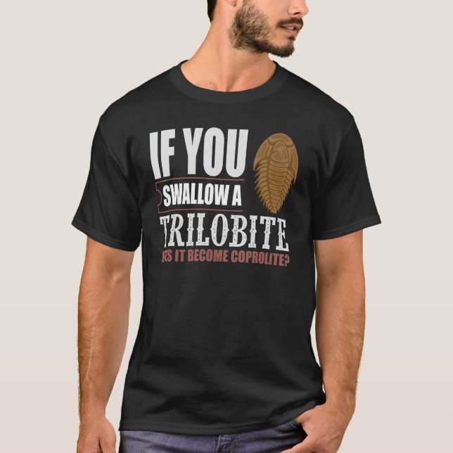 T-shirt Trilobite Fossil Hunters Future Paléontologue Geo (Devant)