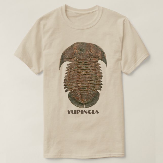 T-shirt Trilobite fossile de Yuepingia (Design devant)