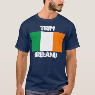 T-shirt Trim, Irlande avec drapeau irlandais