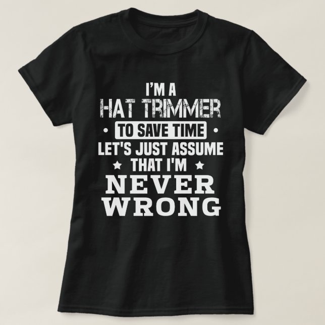 T-shirt Trimmer casquette (Design devant)