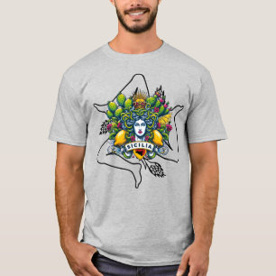 T-shirt Trinacria sicilienne