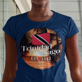 T-shirt "Trinidad & Tobago Est. Coucher De Soleil De 1962