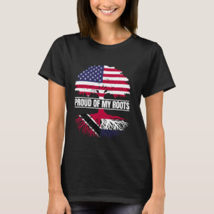 T-shirt Trinidadien Néerlandais Mix Fier de ses Racines Tr