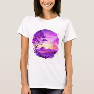 T-shirt Trinité de montagne pourpre'