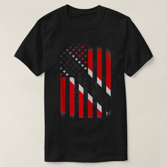 T-shirt Trinité et Amérique Drapeau Trinidadien ou Tobagon (Design devant)